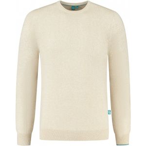District Indigo Crewneck Pullover Beige