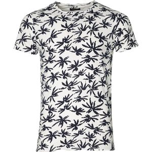 Dstrezzed T-shirt Print Palbomen Wit
