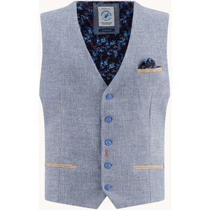 A Fish Named Fred Waistcoat Structure Jeans Blue