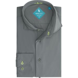 District Indigo Overhemd Performance Grijs
