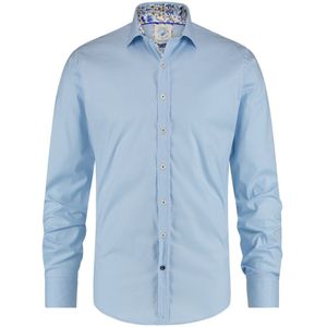 A Fish Named Fred Overhemd powerstretch Light blue (9774 - 610)