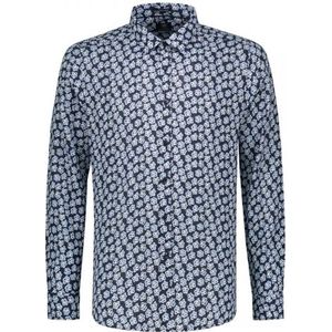 Dstrezzed Overhemd Print Bloemen Navy
