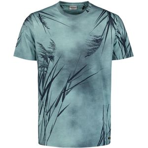 No Excess T-Shirt Crewneck Slub Allover Printed Ice