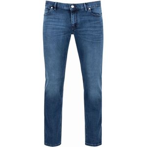 Alberto Jeans SLIM - Super Stretch Dual FX Denim Slim Fit Dark Blue