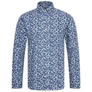 Overhemd Trostol BU Print Blauw