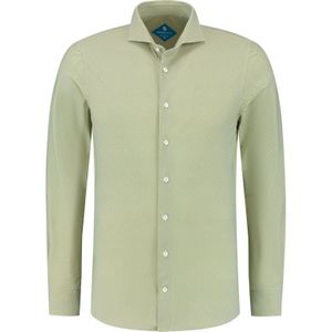 District Indigo Overhemd Performance Print Green