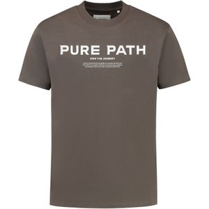 Pure Path Signature T-shirt Brown