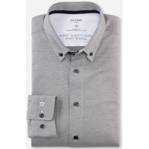 Olymp Overhemd Luxor Modern Fit 24/7 Olijf