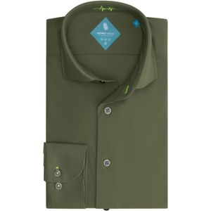 District Indigo Overhemd Performance Groen