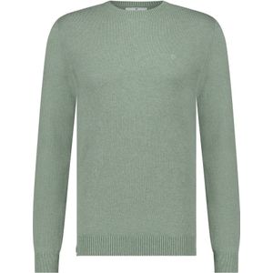 Fellows United - Pullover Round Neck Premium Structure - Groen - Vesten