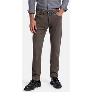 Pierre Cardin - Lyon - Broek - Grijs Bruin - Modern-Fit - Future Flex