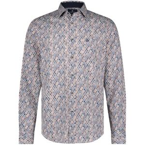 Fellows United Overhemd Argyle Mustard