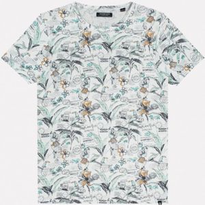 Dstrezzed T-shirt Ronde Hals Print Wit