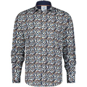 A Fish Named Fred Overhemd Carabiner Ropes Off White (29.001.101)