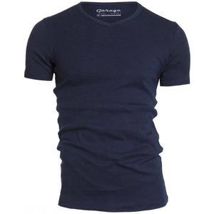 Garage T-shirt 1-pack Semi Body Fit V-hals Navy