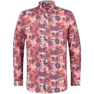 Dstrezzed Overhemd Print Bloemen Coral