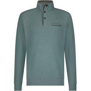 Fellows United Pullover Half Zip Jacquard Mint Green