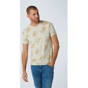 No Excess Mannen Ronde Hals T-Shirt Natural
