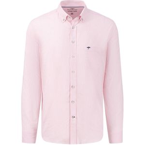 Fynch Hatton Overhemd Oxford Stripe Pink