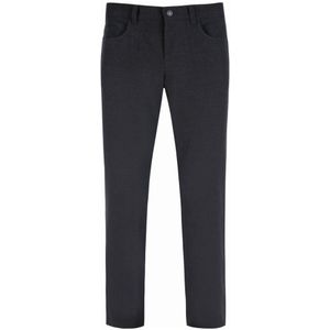 Alberto - Ceramica Pipe Regular Fit - Broek - Grijs