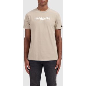 BALLIN' Dripping Logo T-shirt Taupe