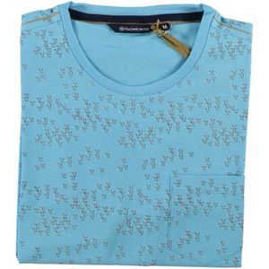 Fellows United T-Shirt Crew Neck Ball Light Blue