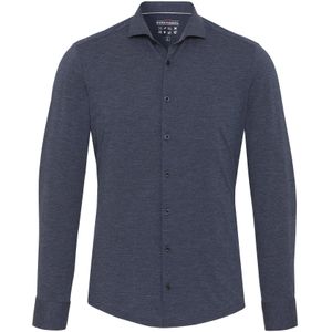 Pure Shirts Overhemd Lange Mouw Functional Fit Uni Antraciet