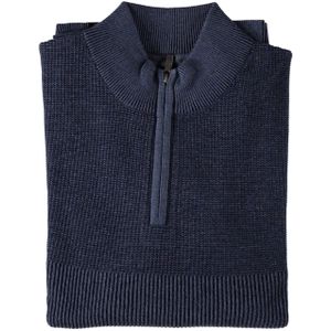 Fellows United Pullover Half Zip Tuck Plated Mid Blue