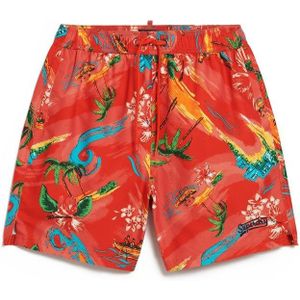 Superdry - Hawaiian Print - Zwemshort - Multicolor - Polyester