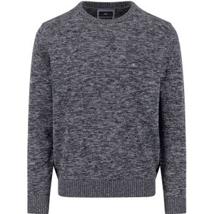 Fynch Hatton Pullover O-Neck Twisted Mouliné Charcoal