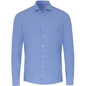 Pure Shirts Overhemd Functional Plain Blue