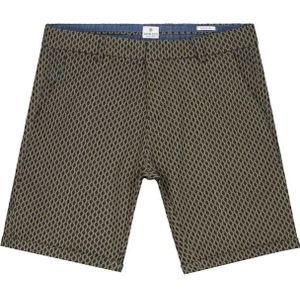 Dstrezzed Chino Short Print Army Groen