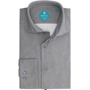 District Indigo Overhemd Performance Grijs