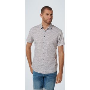 No Excess - Korte Mouwen Overhemd - Cassis