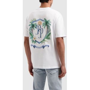 Pure Path Tropical Crest T-shirt White