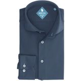 District Indigo - Pique Performance - Overhemd - Steel Blue