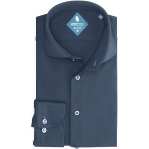 District Indigo - Pique Performance - Overhemd - Steel Blue