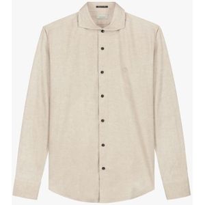 Dstrezzed - Overhemd Olav - Beige - Heren - Slim-fit