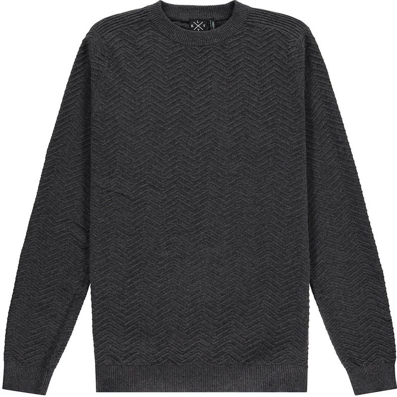 Kultivate KN RYAN Pullover DarkGreyMelange (2001050002 - 152)