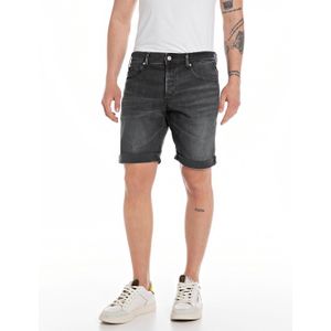 Replay Jeans Short Tapered Fit BLACK DELAVÈ (MA981Y.000.573B848 - 99)