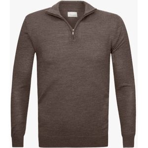 Profuomo Half Zip Pullover Taupe