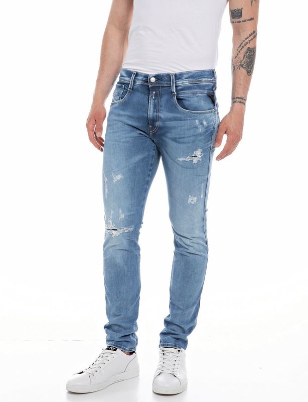 Replay Jeans ANBASS SLIM LIGHT BLUE (M914Y .000.661XI2R - 010)