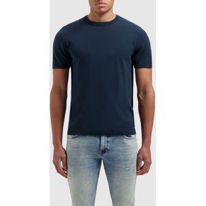 Pure Path Knitted T-shirt Navy