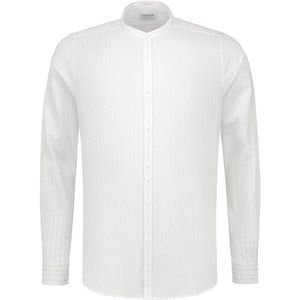 Dstrezzed Overhemd Jaquard Stripe Wit