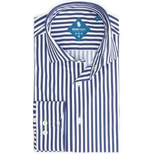 District Indigo District Indigo Overhemd Performance Streep Blue