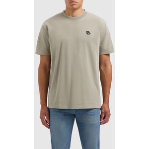 Pure Path Initials T-shirt Taupe