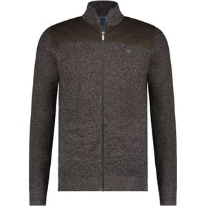 Fellows United Vest Rough Twill Details Brown