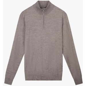 Dstrezzed Half-zip Merino Wool Destin Skipper Coffee