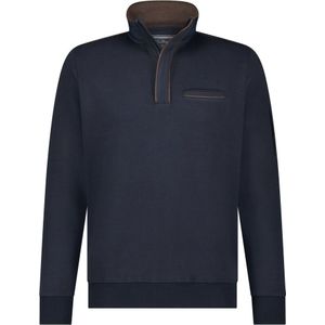 Fellows United Pullover Heavy Waffle Structure Navy