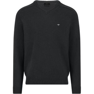 Fynch Hatton Pullover V-Neck Supersoft Black